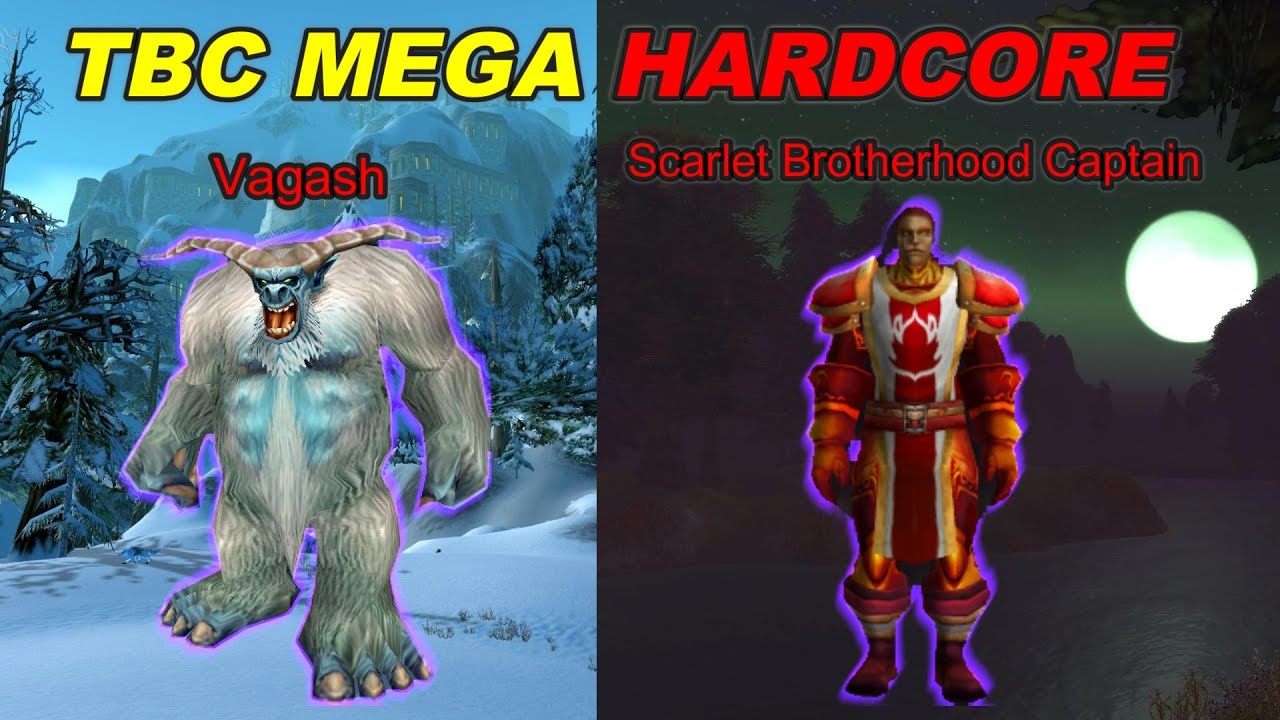 Прохождение в одиночку элитных противников и Алых капитанов в World of Warcraft TBC в режиме Mega...