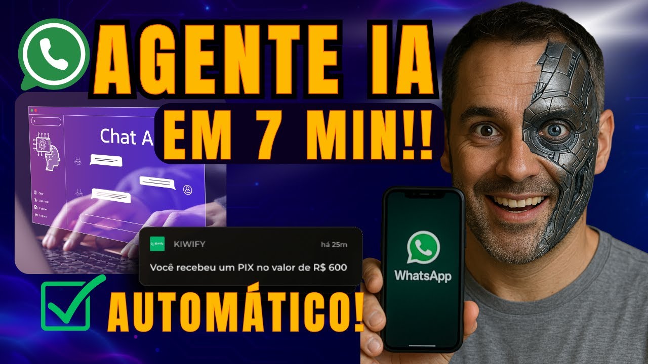 ISSO ASSUSTA! Crie seu agente IA que vende sozinho em 5 minutos (Aumente SUAS VENDAS  no WhatsApp)