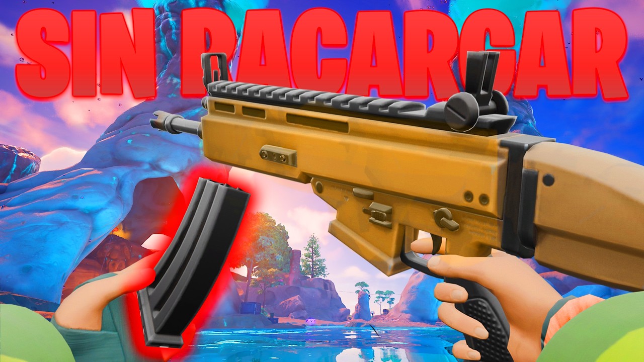 Intenté jugar FORTNITE SIN RECARGAR… y sufrí mucho | EL TIO ARMMED