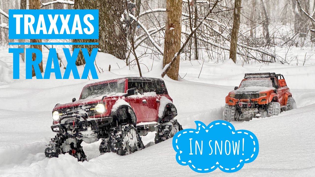 Гусеницы Traxxas! Лучше зимой ничего не едет!!! RC crawler трофи в Измайлово 3.12.2023