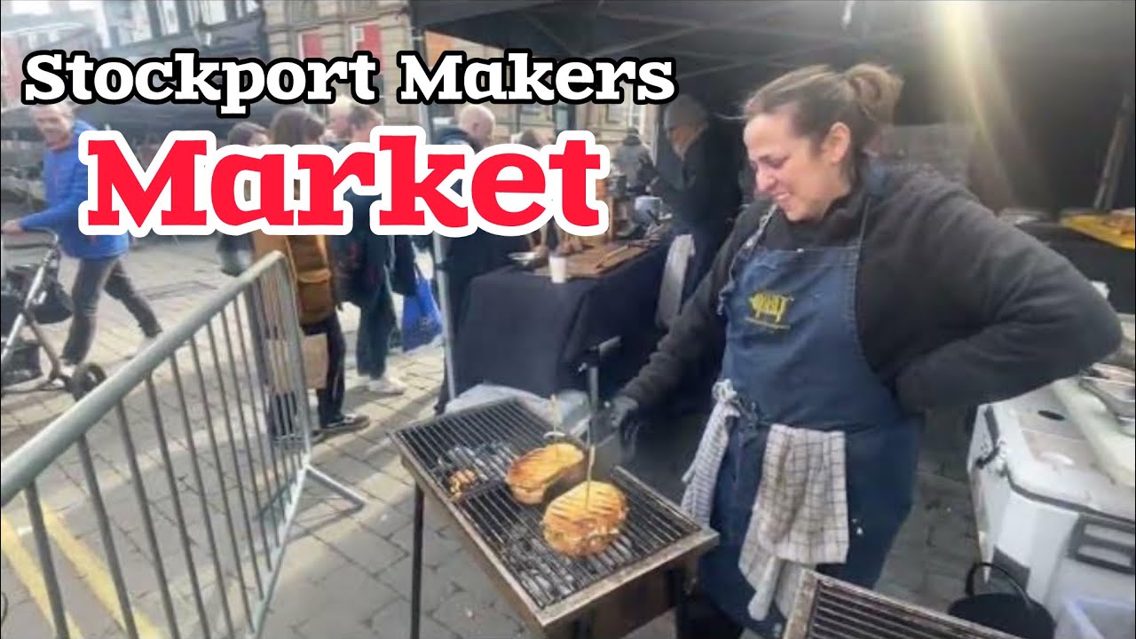 SURPRISE FOOD REVIEW IN STOCKPORT MAKERS MARKET with one of my subscribers…..