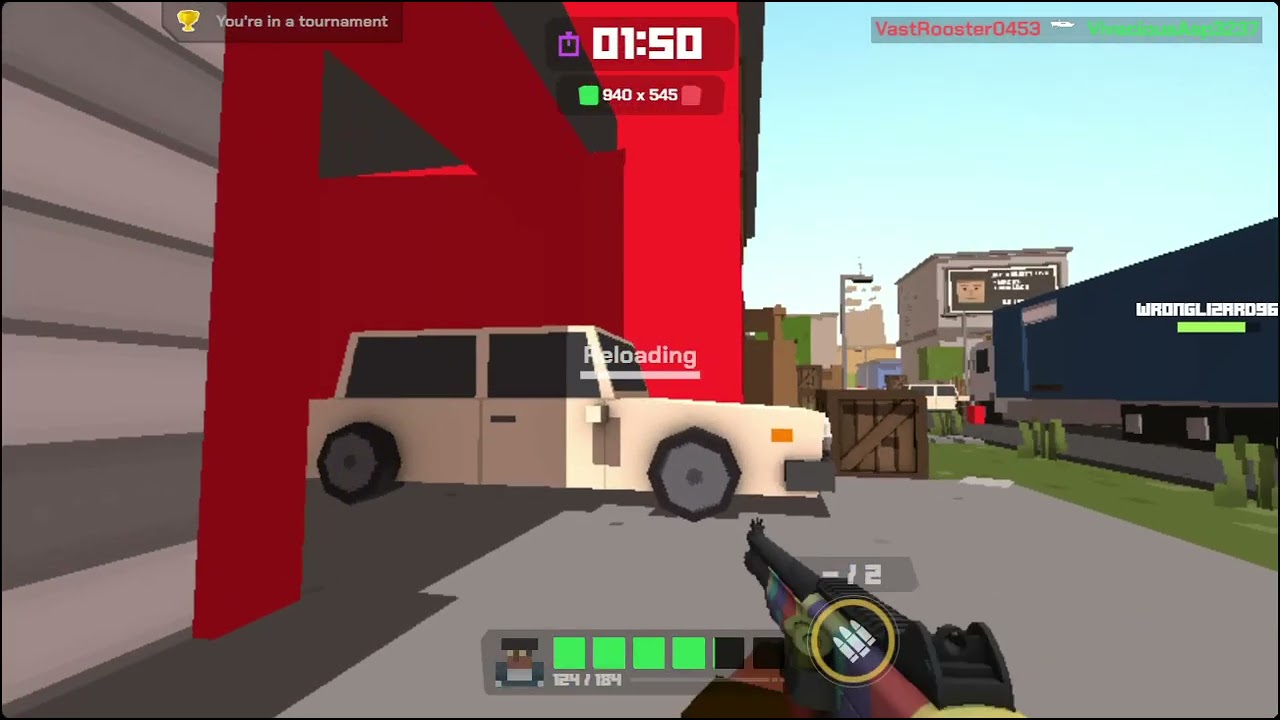 Playing KRUNKER FRVR