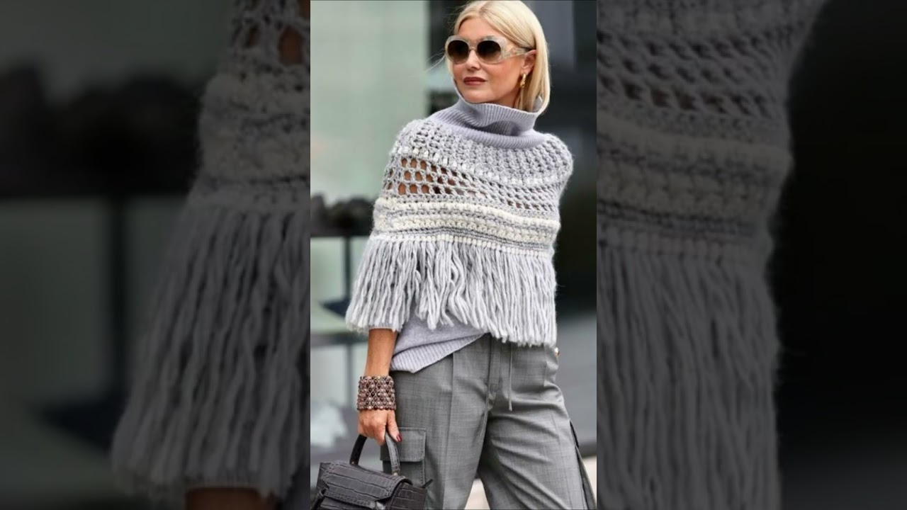 Мода для женщин после 60 | Стильные образы, как одеваться элегантно #style #fashion #shorts