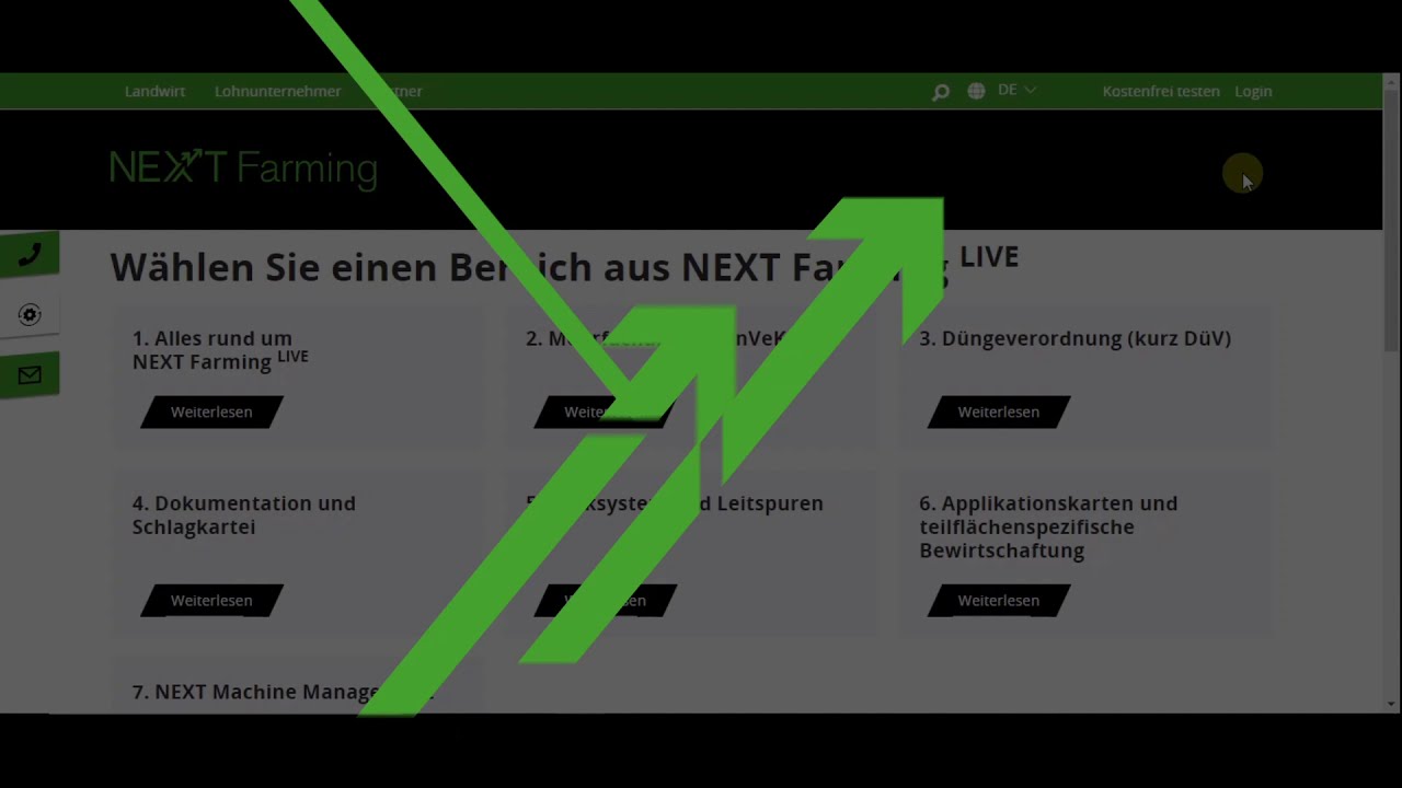 NEXT Düngebedarfsermittlung Live