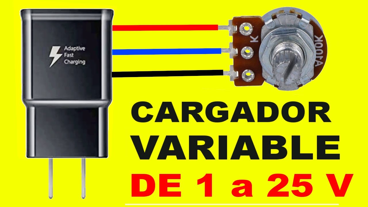 Como Convertir Cualquier Cargador de Celular de 5v a Variable hasta 25v!