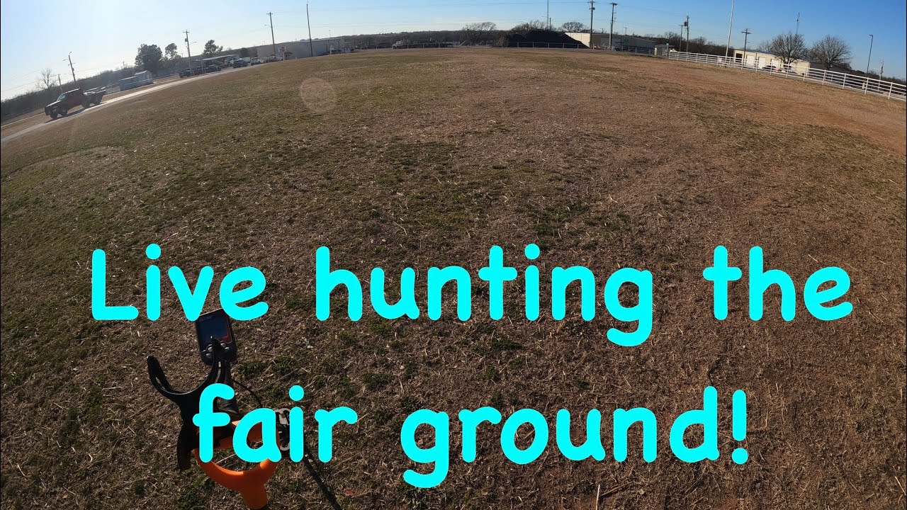 Live hunt at the fair grounds with the Nokta triple score.