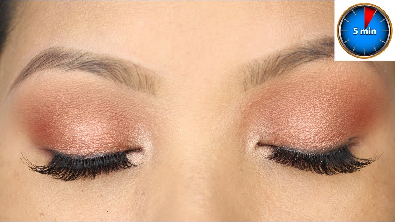 5 MINUTE Easy Everyday Eye Makeup | Smashbox L.A. Cover Shot Eye Palette Part 1 | SampiiMakeup
