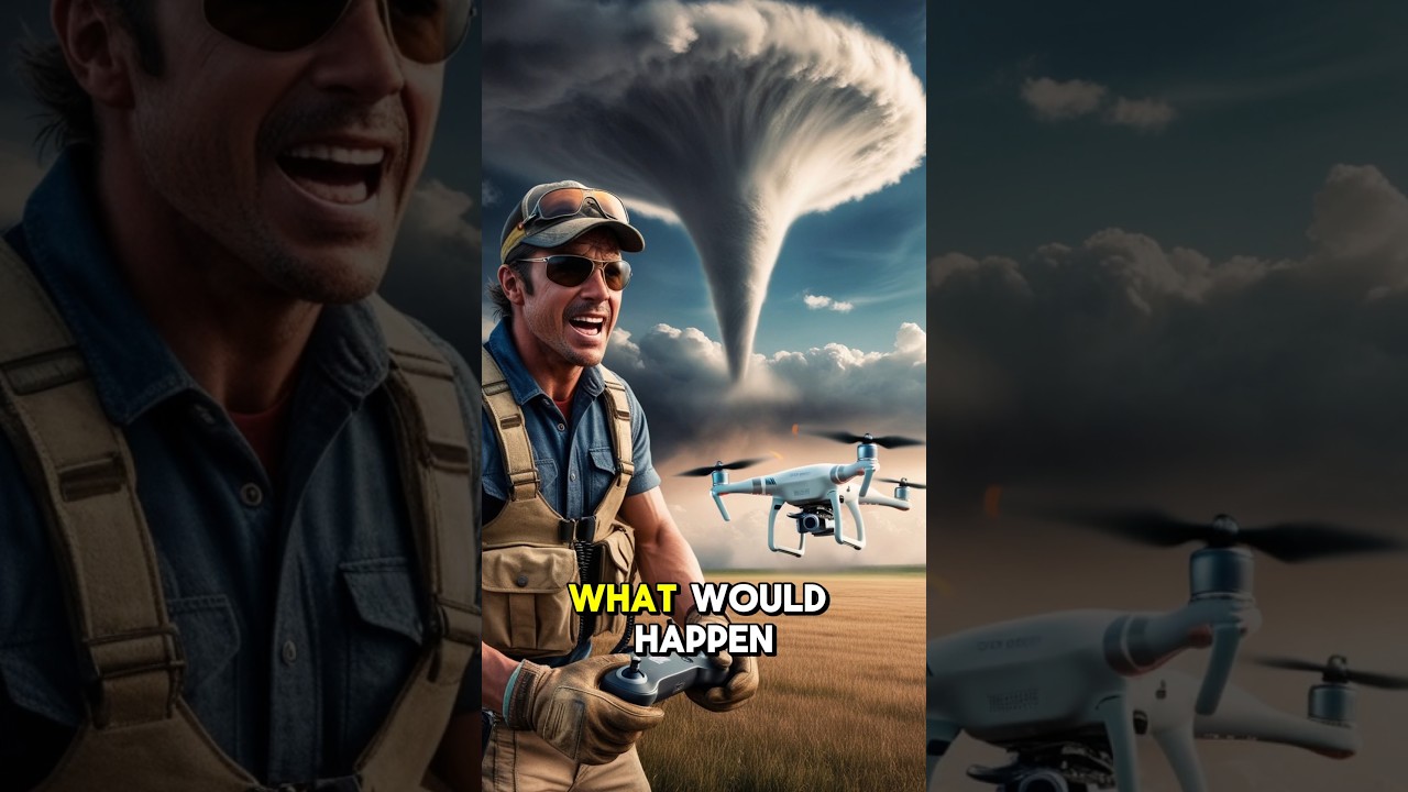 Flying a drone into a tornado 🌪️