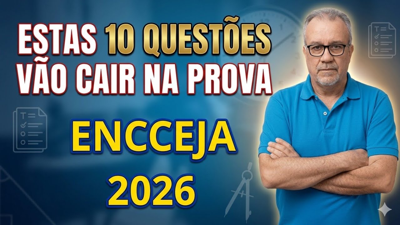 🔥Questões ENCCEJA 2025: Gráficos e Tabelas Que Vão Cair!