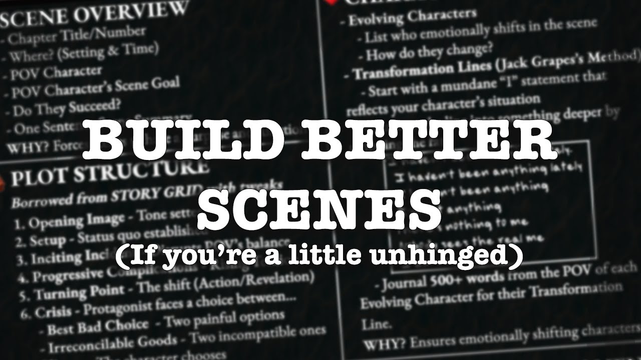 Как писать лучшие сцены (для мазохистов) | InkWrites
