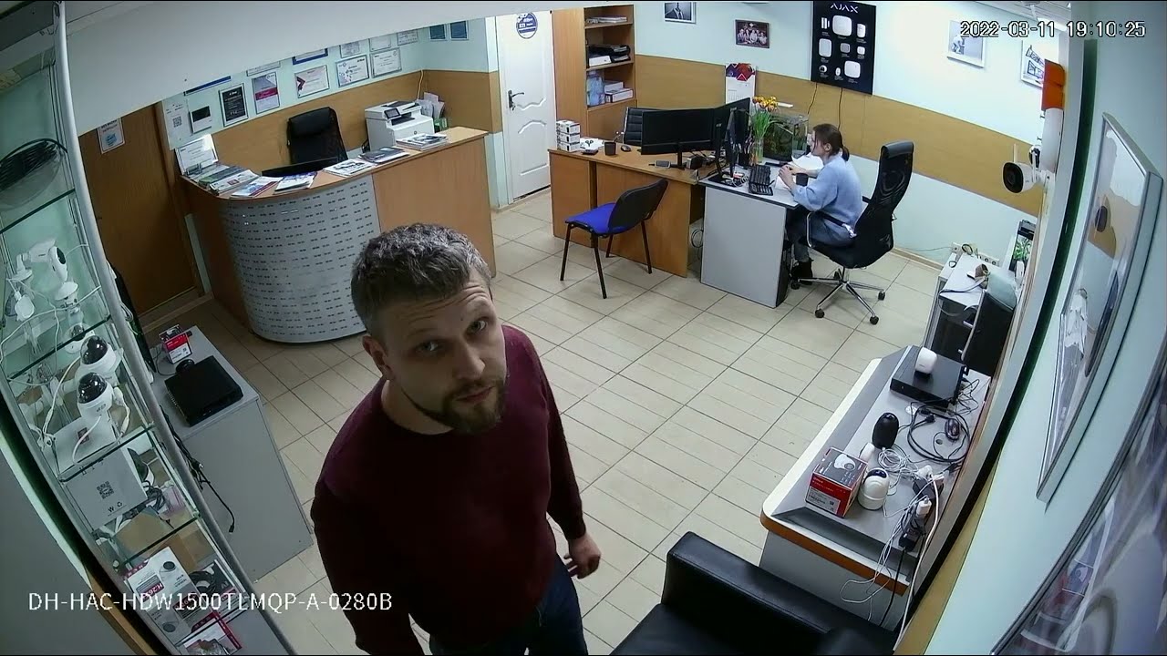 Как снимает DH-HAC-HDW1500TLMQP-A-0280B видеокамера Dahua (СVI TVI AHD PAL)