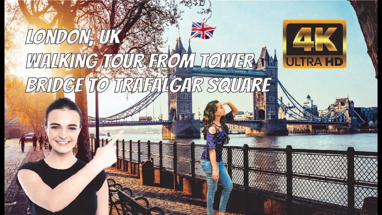 4K London 🇬🇧  Walking tour from Tower Bridge to Trafalgar Square Post Christmas 4K Ultra HD60fps