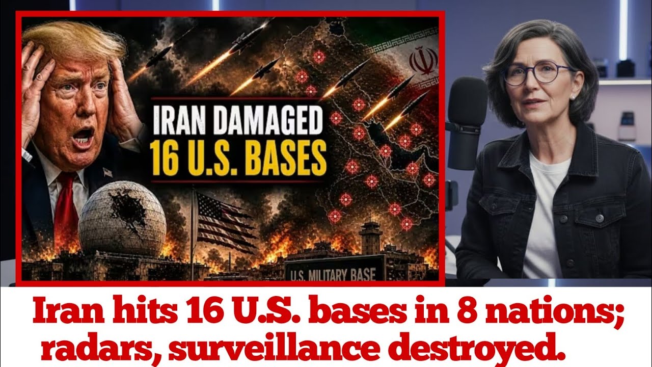 BREAKING: Iran Strikes 16 U.S. Bases Across 8 Countries, Destroys Radar & Surveillance Assets 