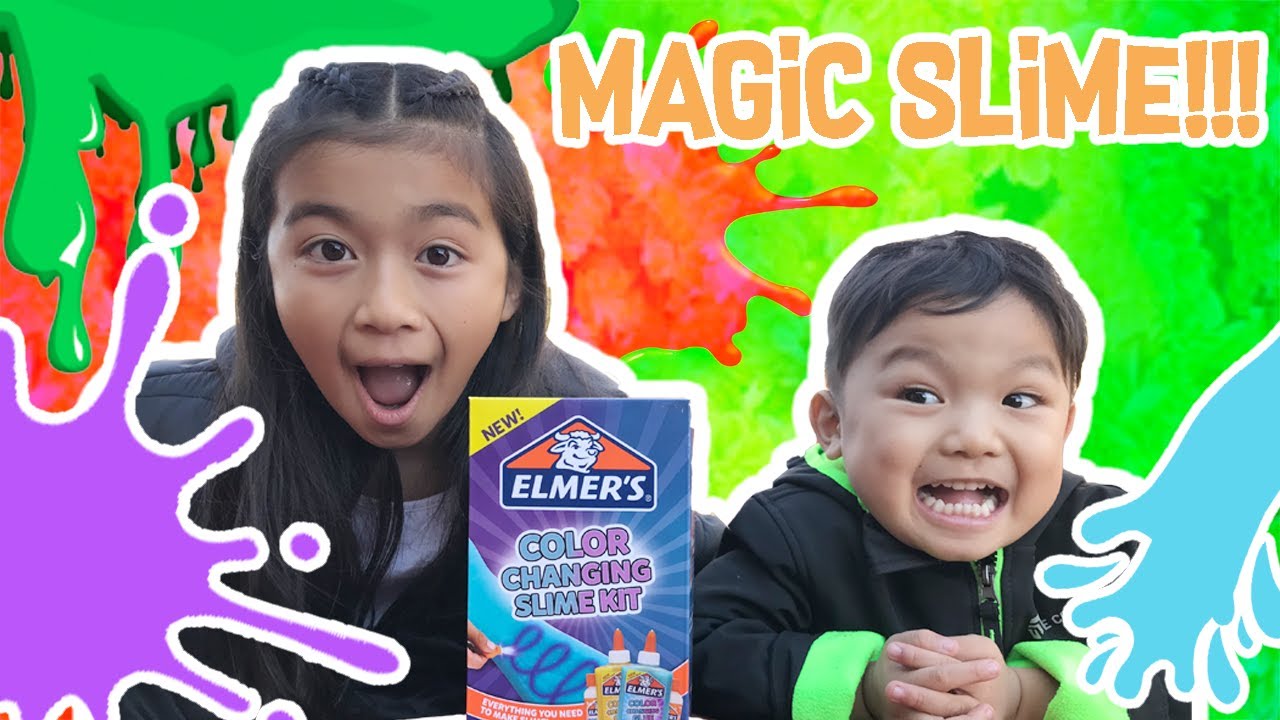 Crazy Color Changing Slime 🧬 ELMERS Slime Kit