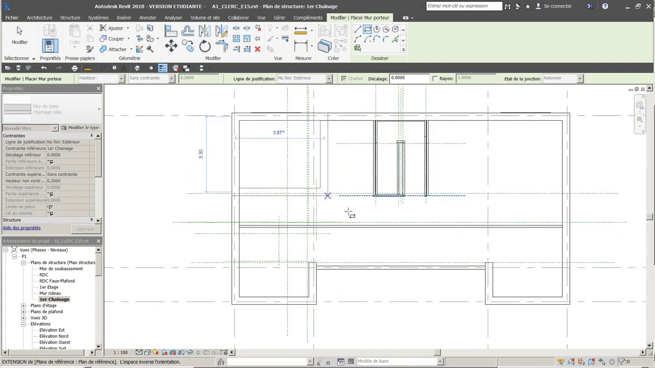 tuto revit A1 15 chainage peripherique