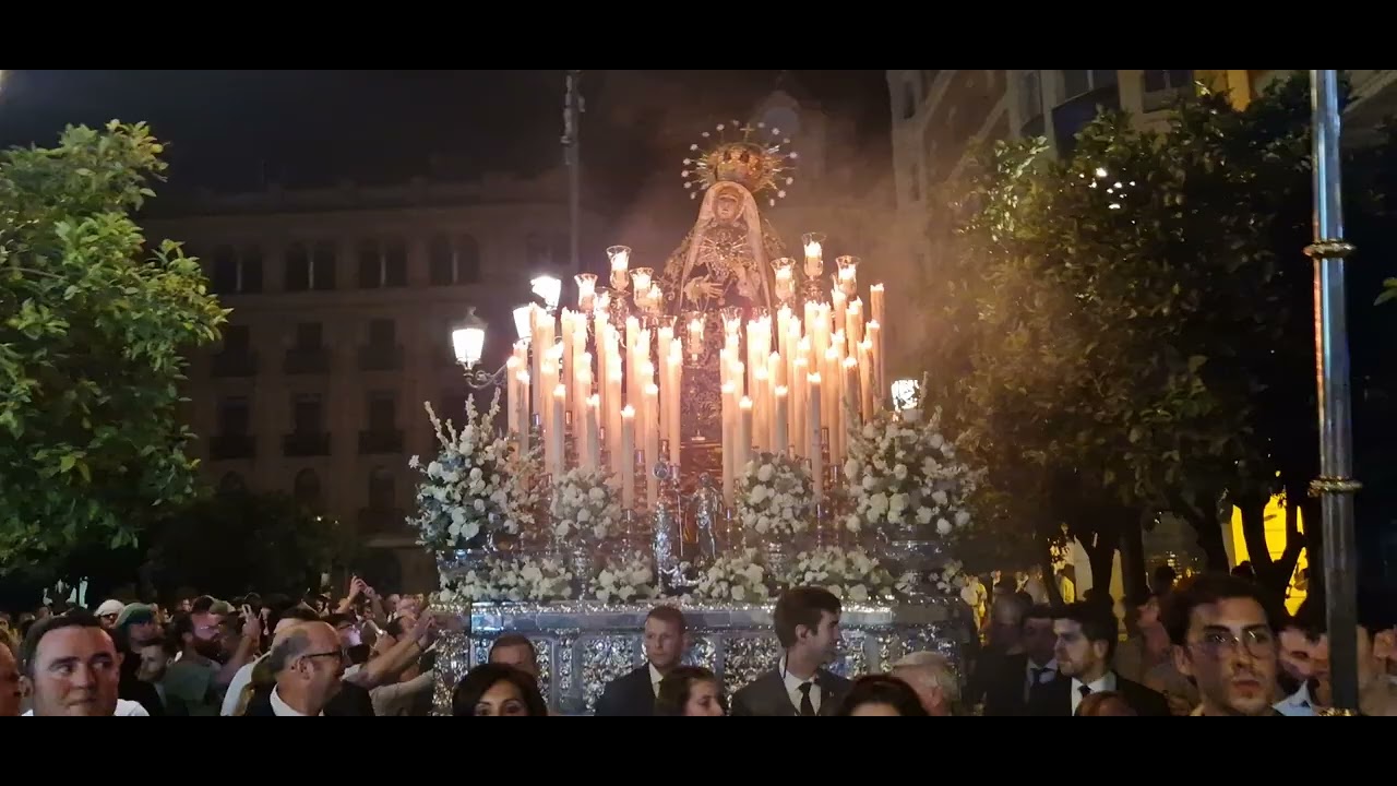 Virgen de los Dolores por la Plaza de las Tendillas Magna de Córdoba 2025