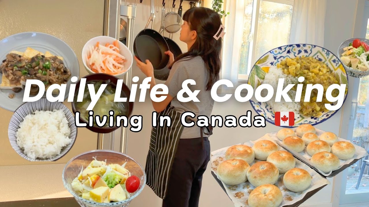 [Vlog] Living in Canada 🇨🇦 | Ordinary Days & Cooking | What Japanese Housewife cooks for Family
