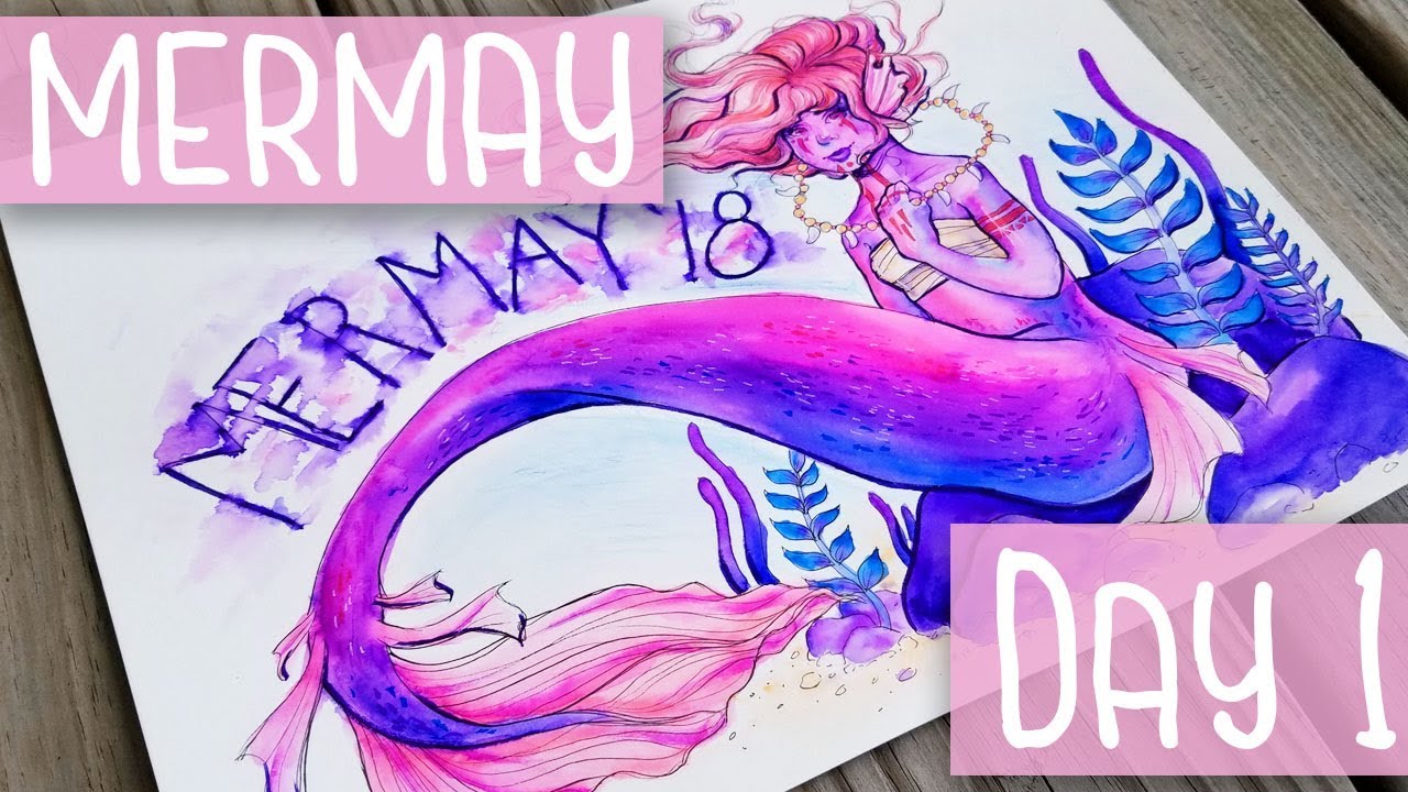 Let's Draw a Mermaid! | MerMay Day 1