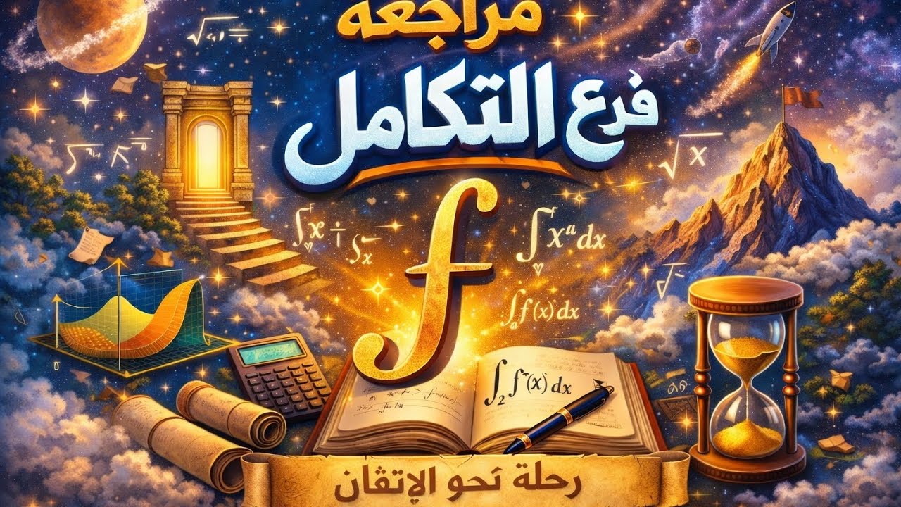 حل جميع اسئلة السنوات السابقة والنماذج الاستارشادية لفرع التكامل للصف الثالث الثانوي لدفعة ٢٠٢٦