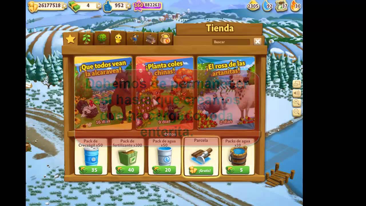 Farmville 2. Clonación de objetos a vecinos.