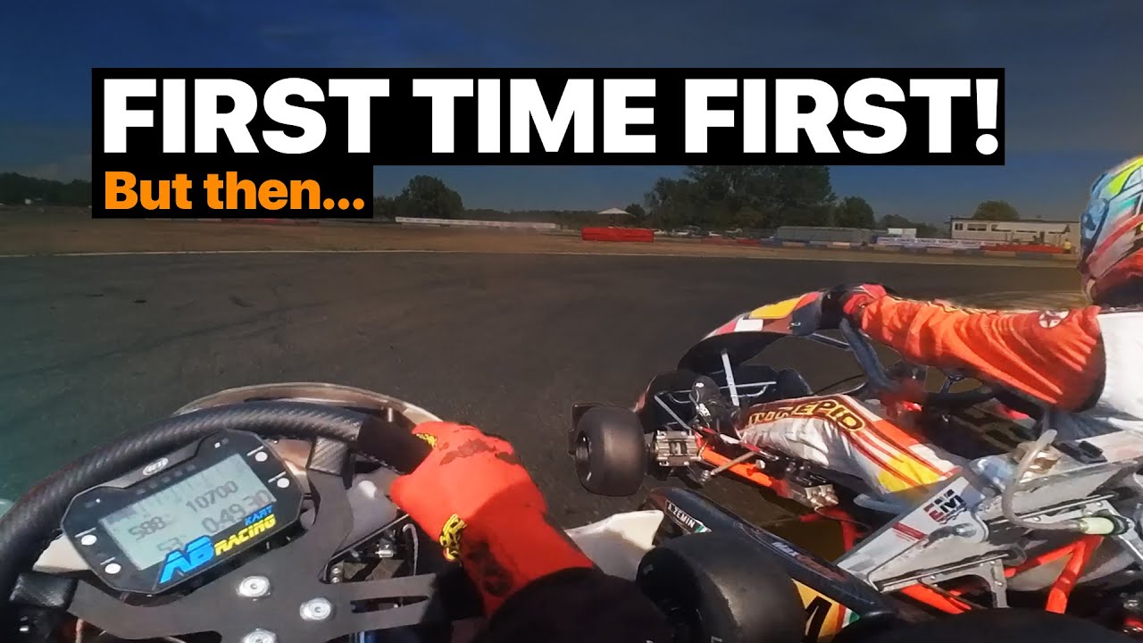 MY FIRST TIME FIRST! - RACE ONBOARD ROK SHIFTER KART 7 LAGHI