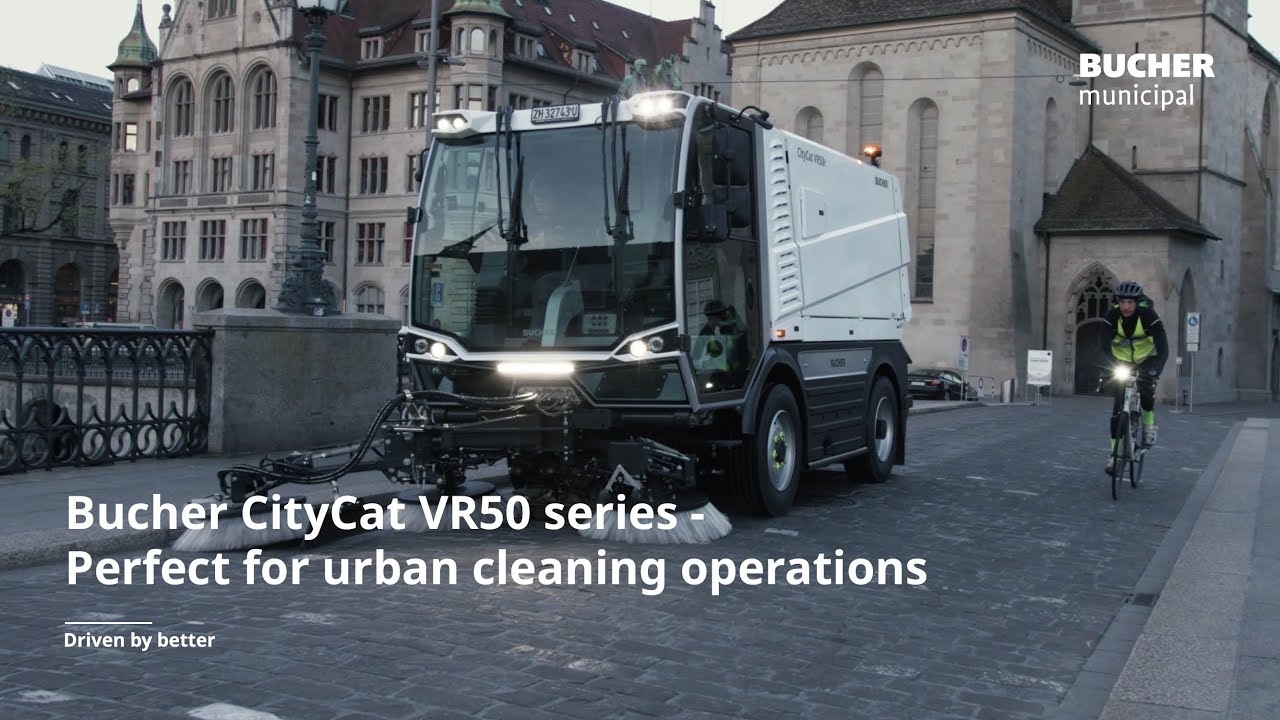 Bucher CityCat VR50 Series - Perfect for urban cleaning operations