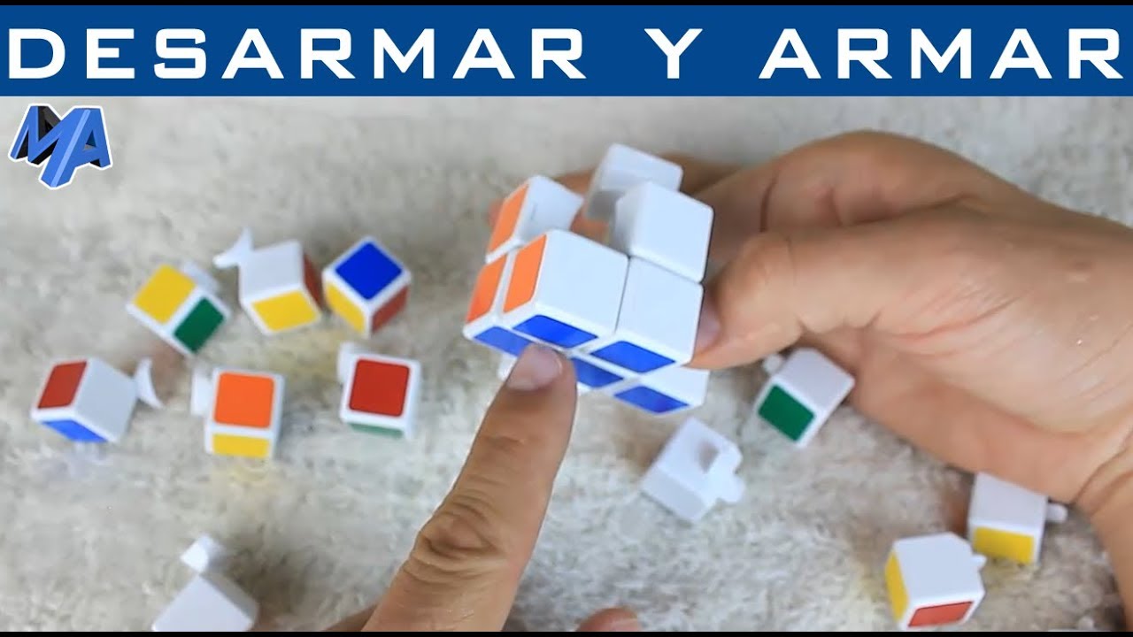 Como desarmar y armar el cubo de rubik