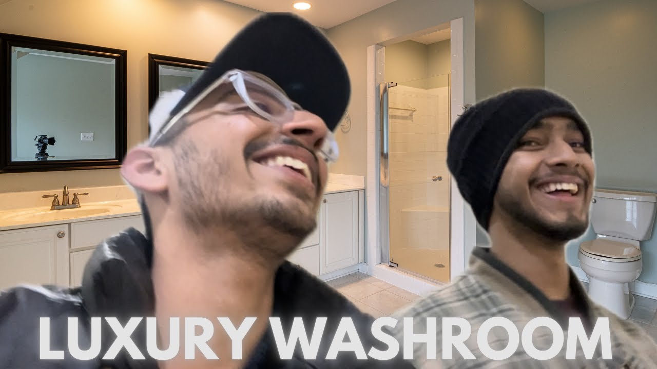 Itna Luxury washroom!😮| @raghavbhatia17 