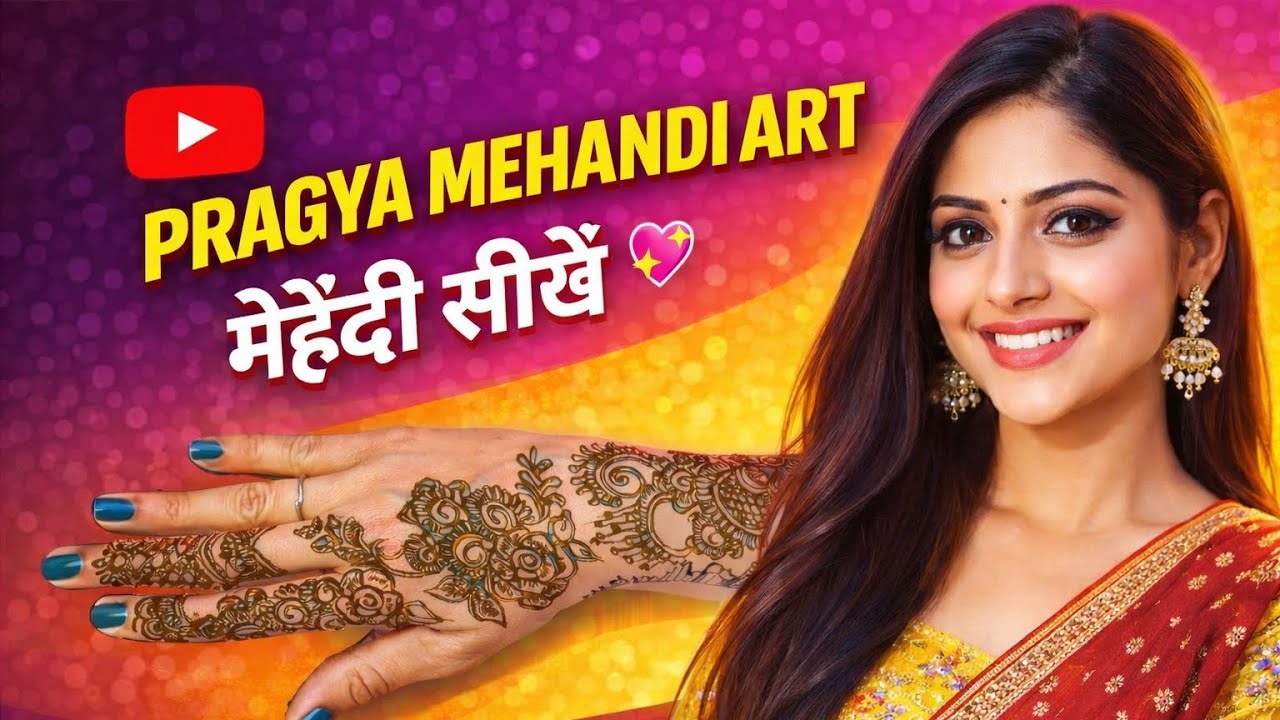 How to apply beautiful Mehndi on Back Hand | Viral Mehndi Design 2026 | pragya Mehandi Art #mehandi
