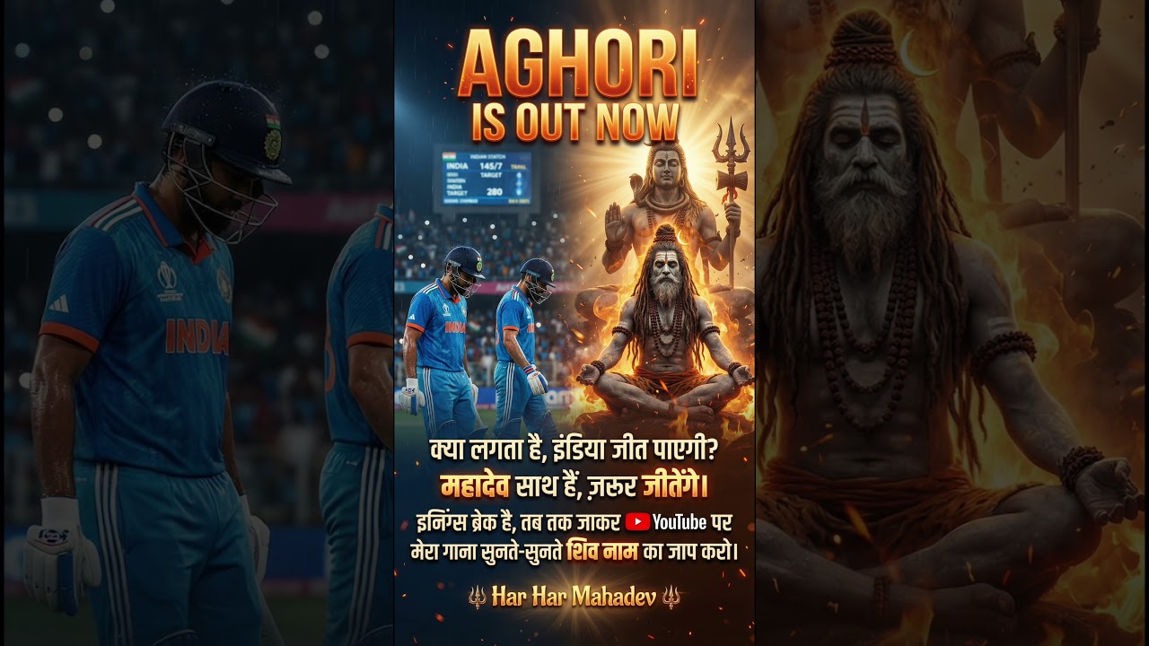 इनिंग्स ब्रेक है…चलो शिव भक्ति कर लेते हैं। 🔥#mahakal #mahadev #worldcup2026 #abhisheksharma