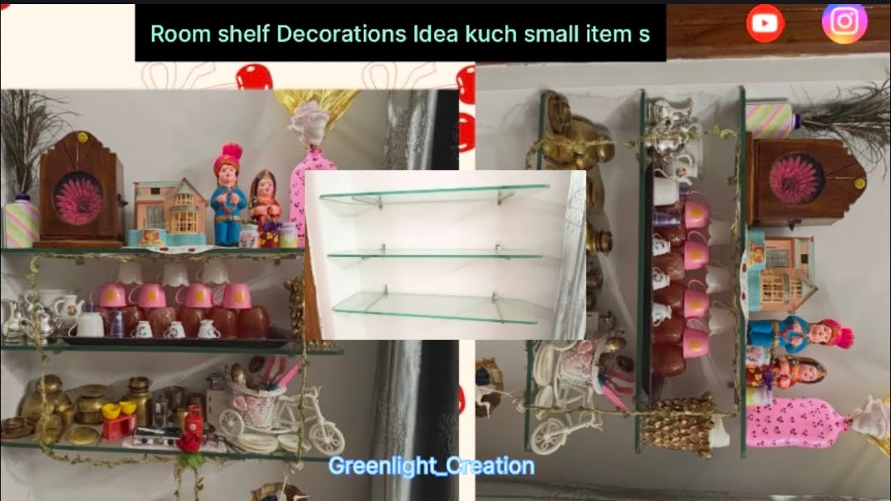 Room Shelf Decorations Idea | Kuch Small Item Se Kre Apne Room Ko Decorate and organize | Makeover 