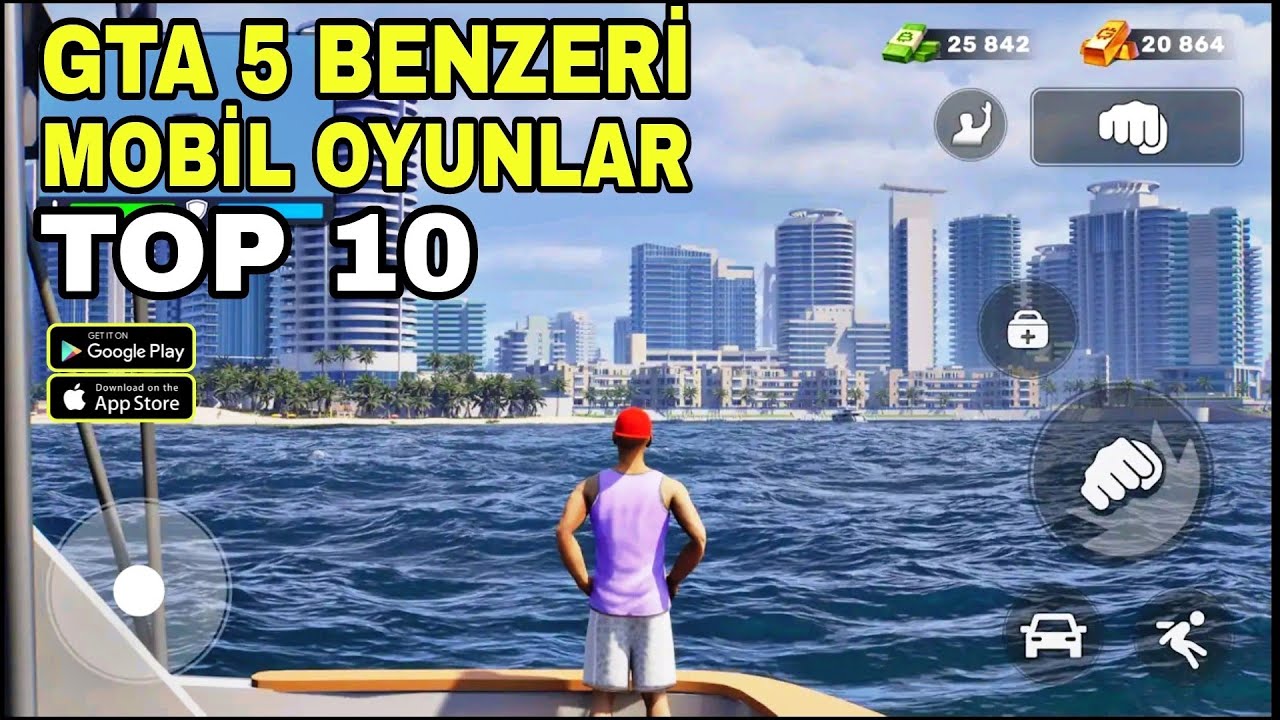 GTA 5 Benzeri En İyi 10 Mobil Oyun | A&ccedil;ık D&uuml;nya, Su&ccedil;, Aksiyon (Android ve iOS) 2025