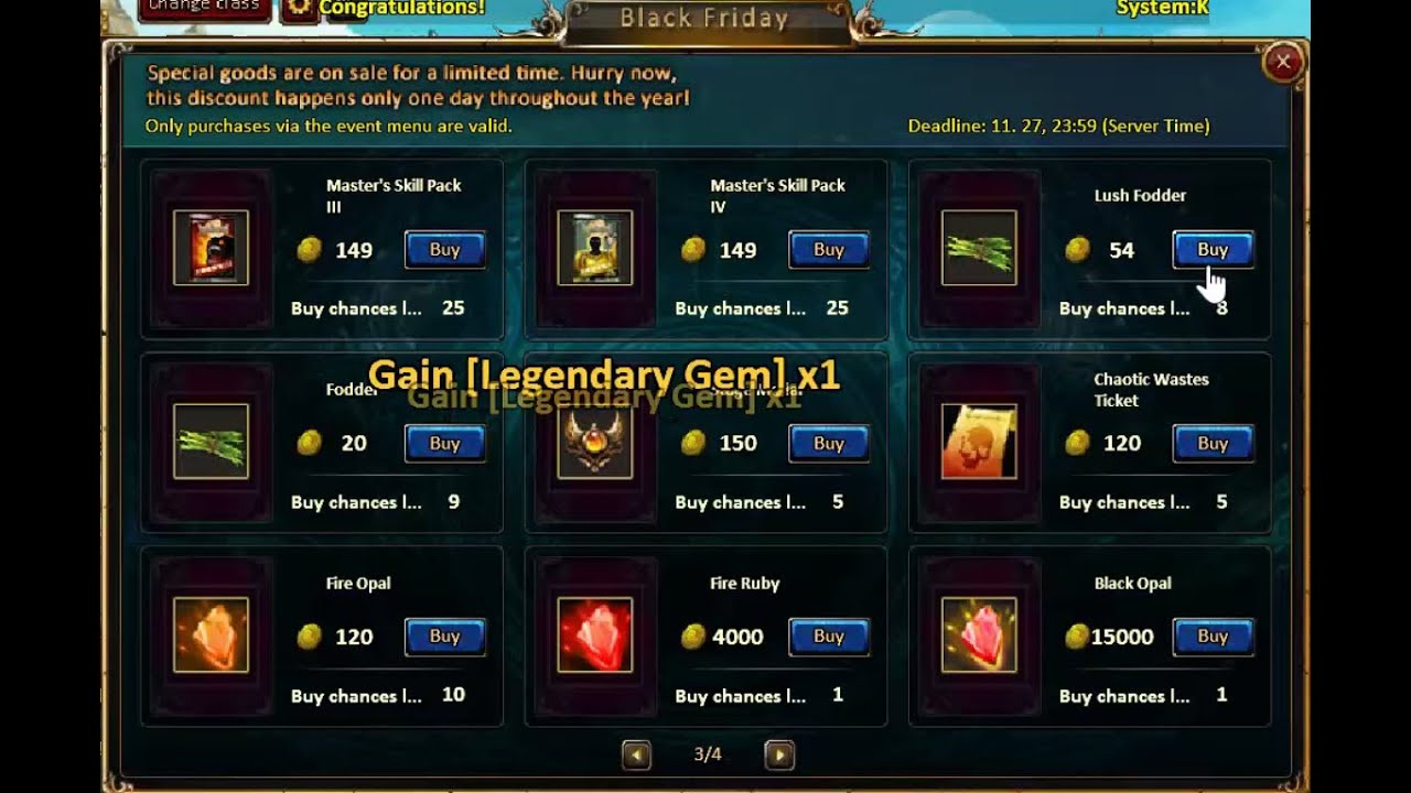 Rise of Mythos - Black Friday Gold Rush