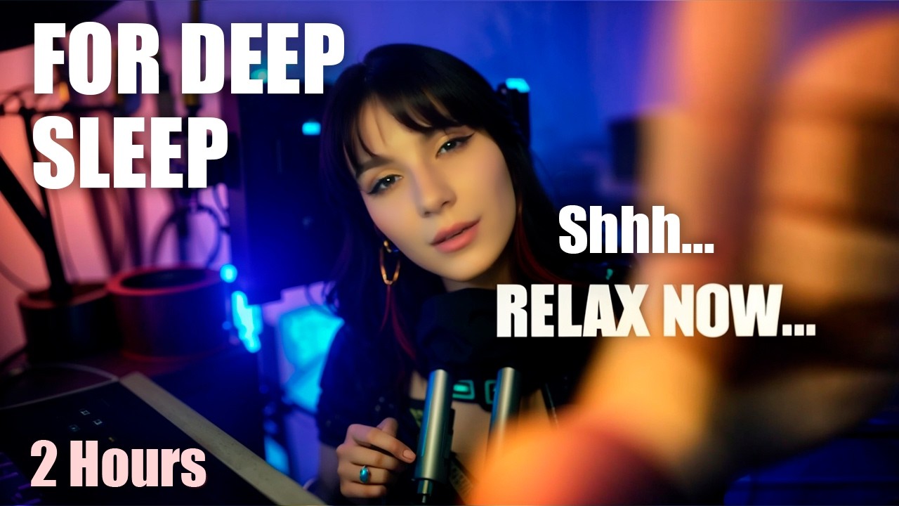ASMR Shh, it's okay… Let Me Comfort You | 2 Hours for Deep Sleep & Stress Relief 😴