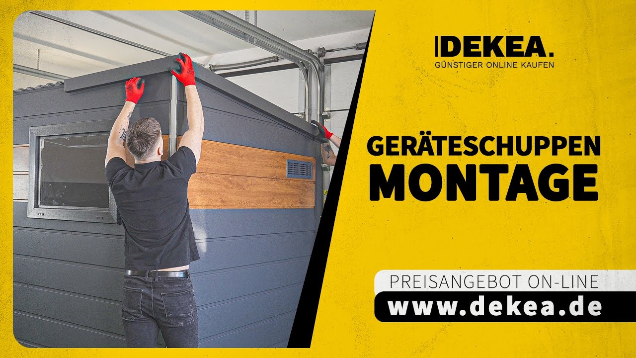 Werkzeughaus Gartenhausmontage - Dekea.de #Werkzeughaus #Gartenhaus #Geräteschuppen
