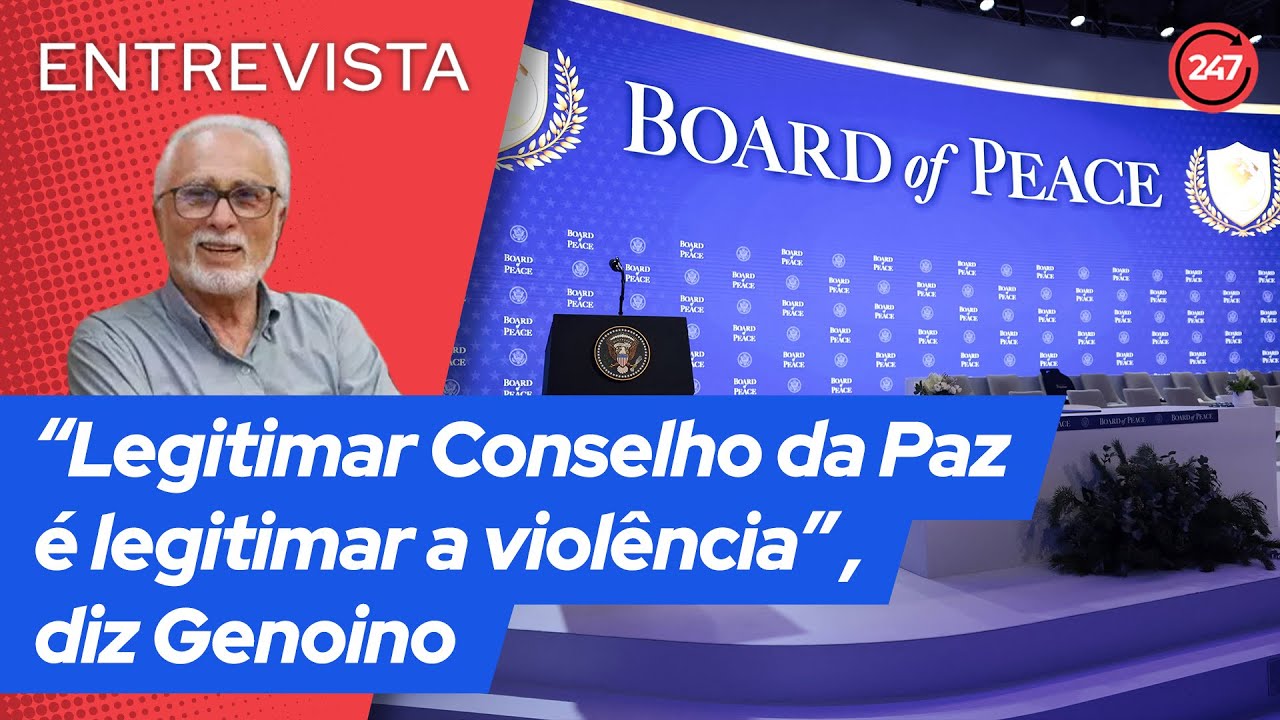 “Legitimar Conselho da Paz é legitimar a violência” , diz Genoino