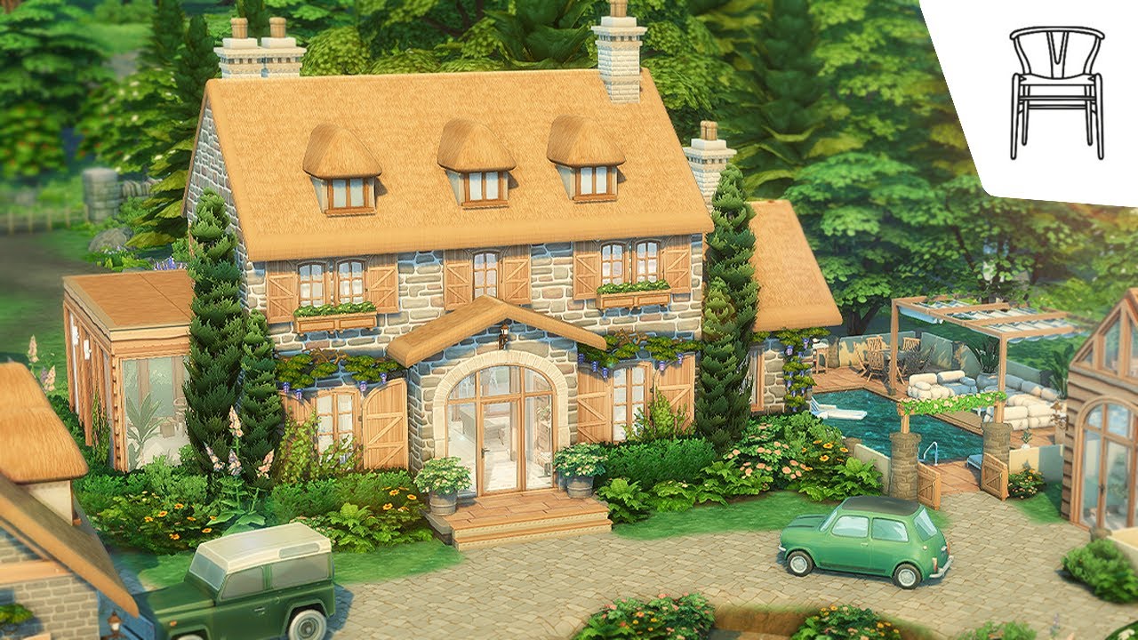 Contemporary Cottage 🌱 || The Sims 4: Speed Build
