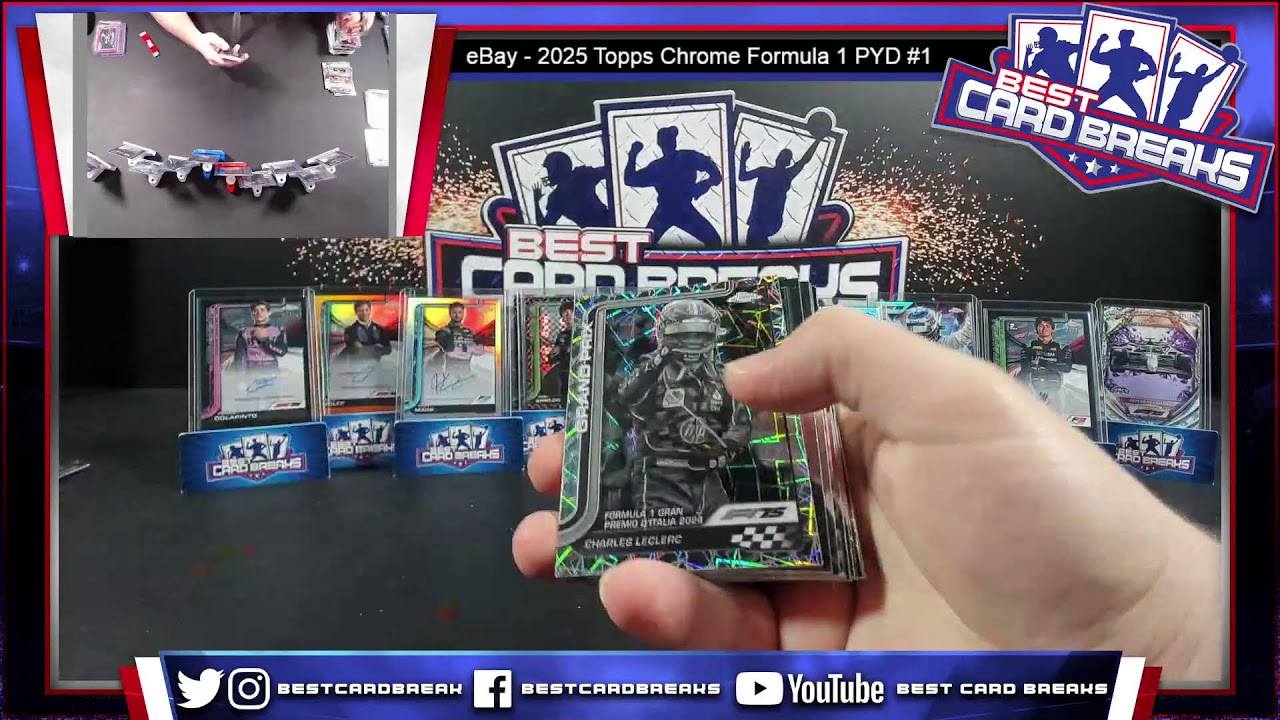 eBay-2025 Topps Chrome Formula 1 12 Box Case Break PYD #1- 2/3/26