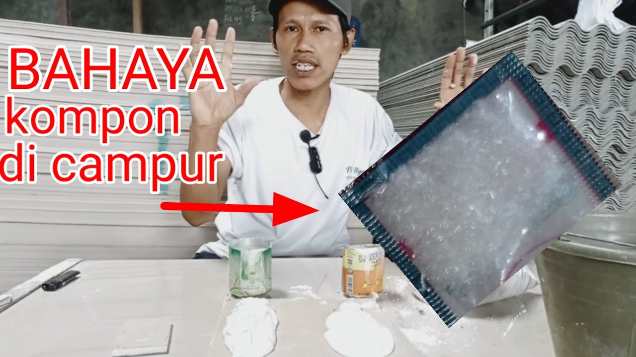 Cara membuat kompon gypsum tidak mudah kering dan resiko buruknya