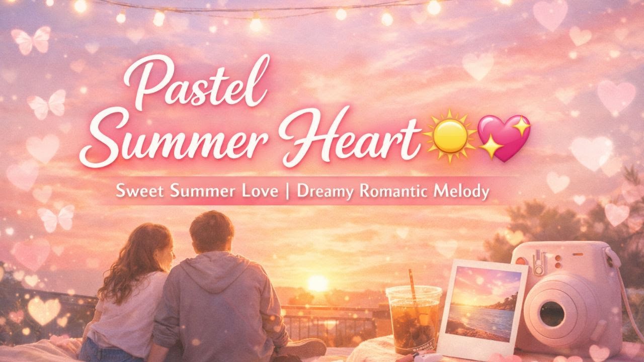 Pastel Summer Heart 🌞💖 | Sweet Summer Love | Dreamy Romantic Melody