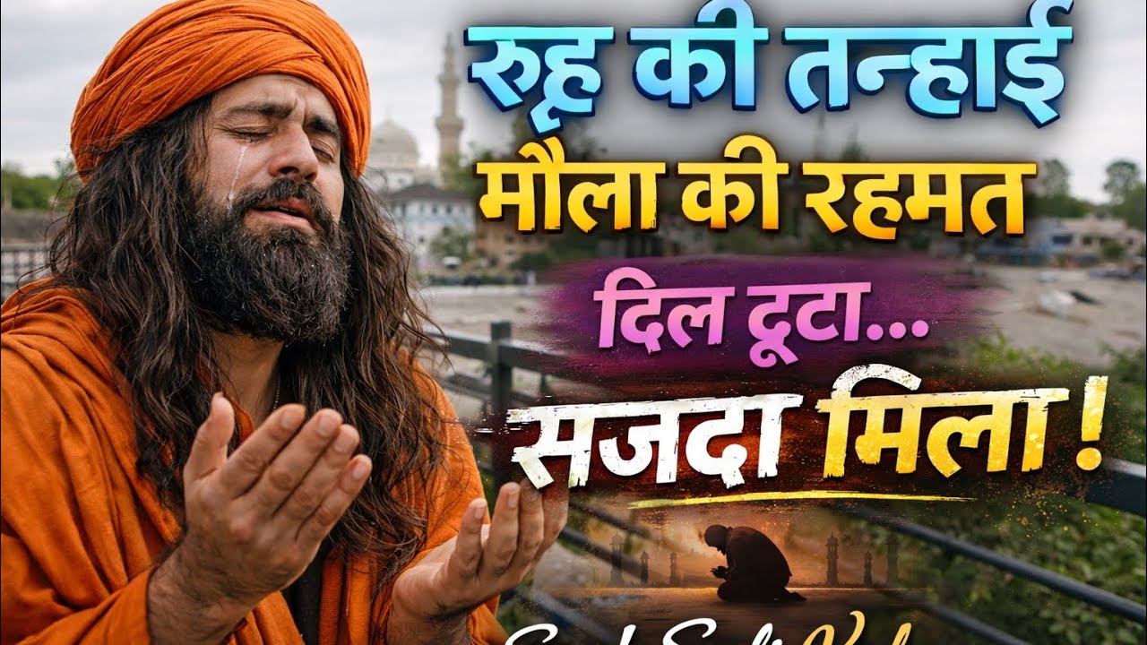 💔 “जब मोहब्बत टूटी तो सजदा मिला – एक दरवेश की पुकार | Very Sad Sufi Kalam 2026”