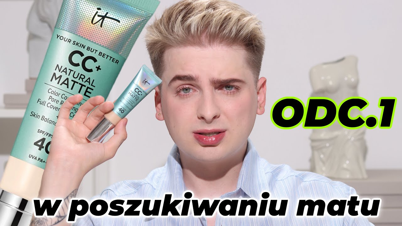 Szukam IDEALNEGO podkładu matującego ODC.1 | It Cosmetics CC+ Natural Matte