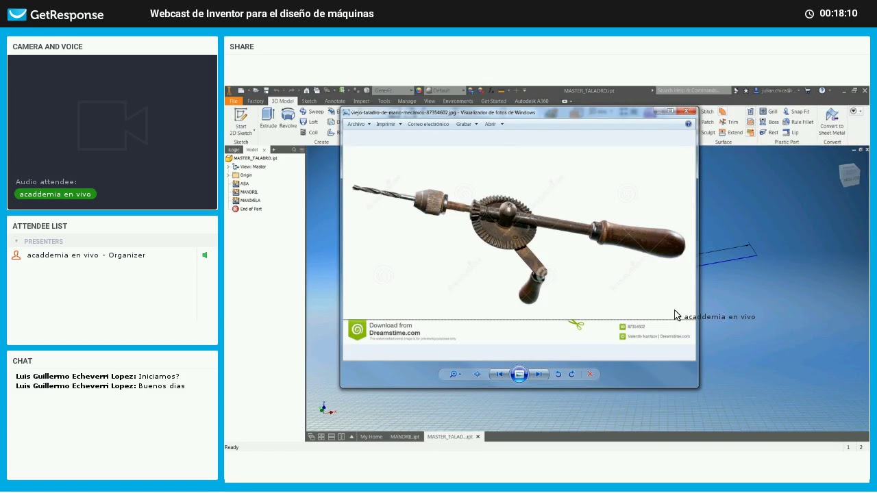 Webcast: Inventor, la herramienta para el diseño de Máquinas