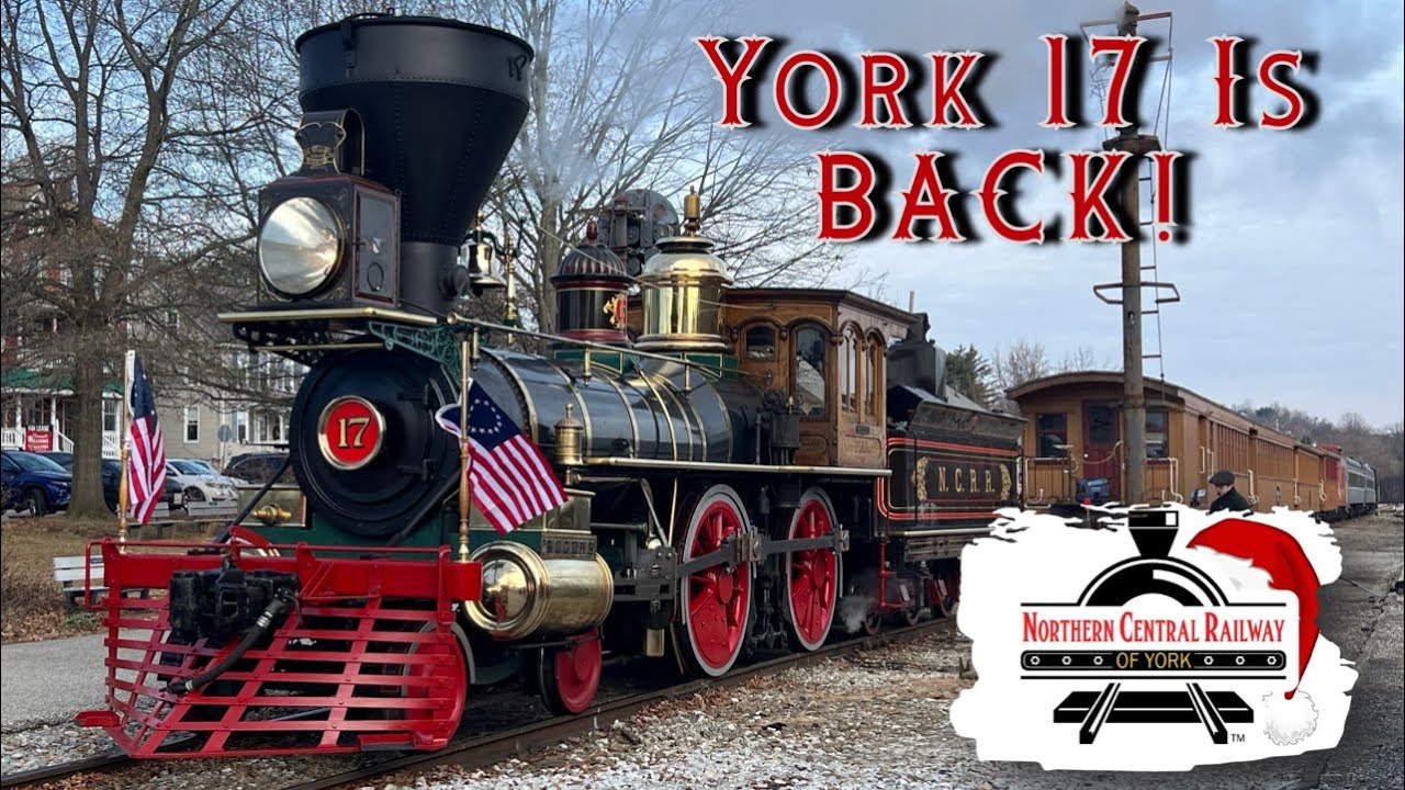 American Type Steam Locomotive York 17 Returns to Service