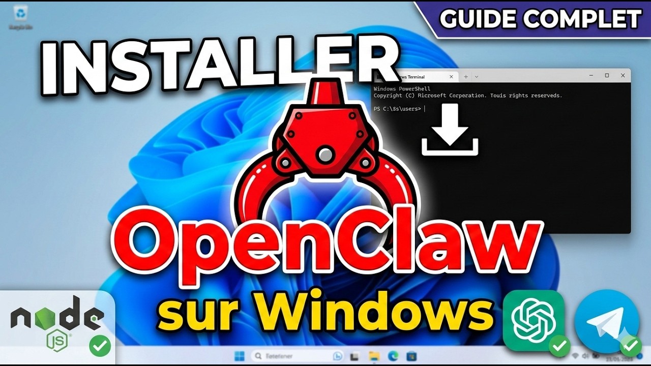 Comment Installer OpenClaw sur Windows (Guide Complet)