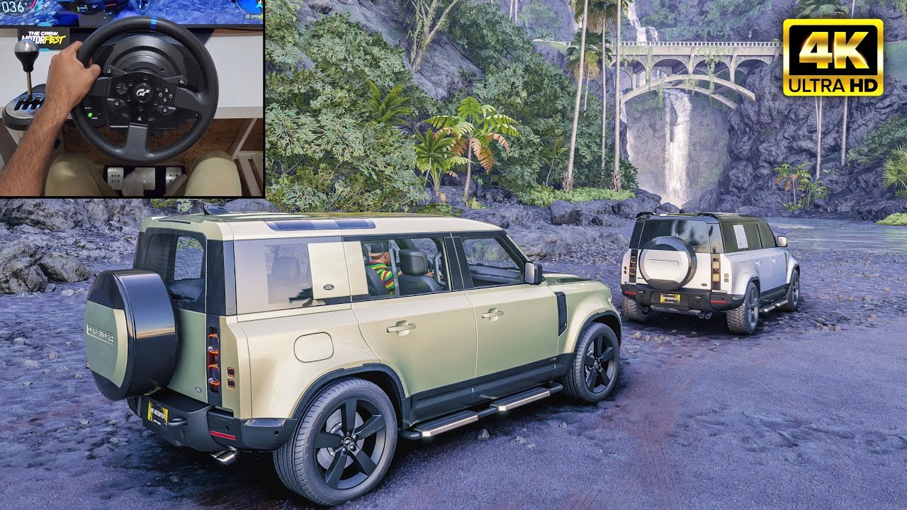 Land Rover Defender | Offroading | The Crew Motorfest | Thrustmaster T300RS - Gameplay