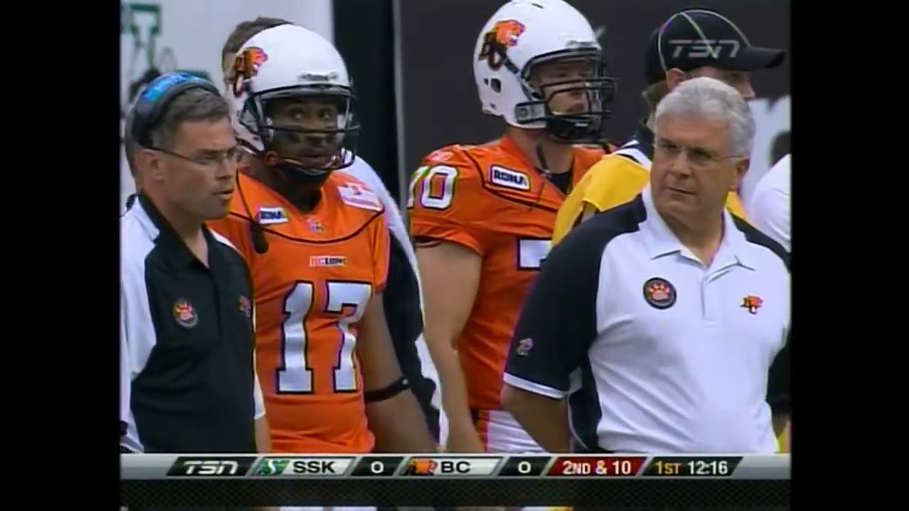 September 13, 2008 - CFL - Saskatchewan Roughriders @ BC Lions
