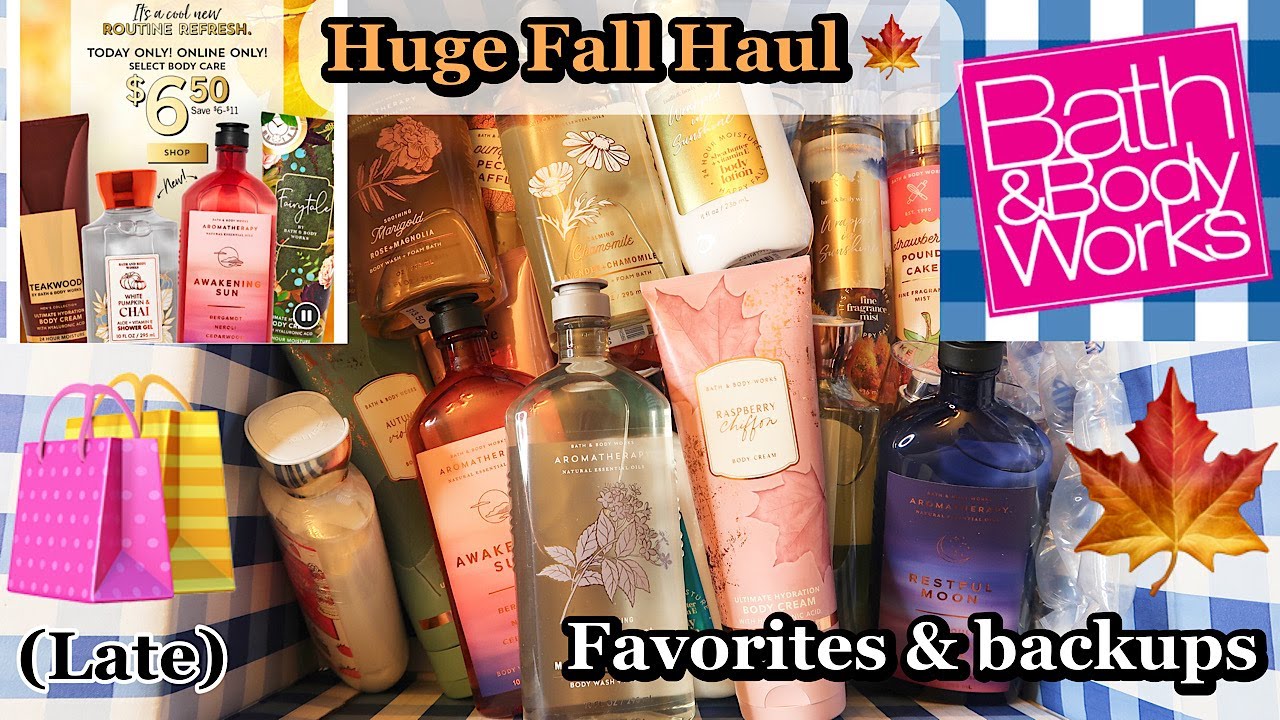 HUGE BATH & BODY WORKS $6.50 FALL BODY CARE HAUL (LATE) |2021| |SHAI'S TIME|