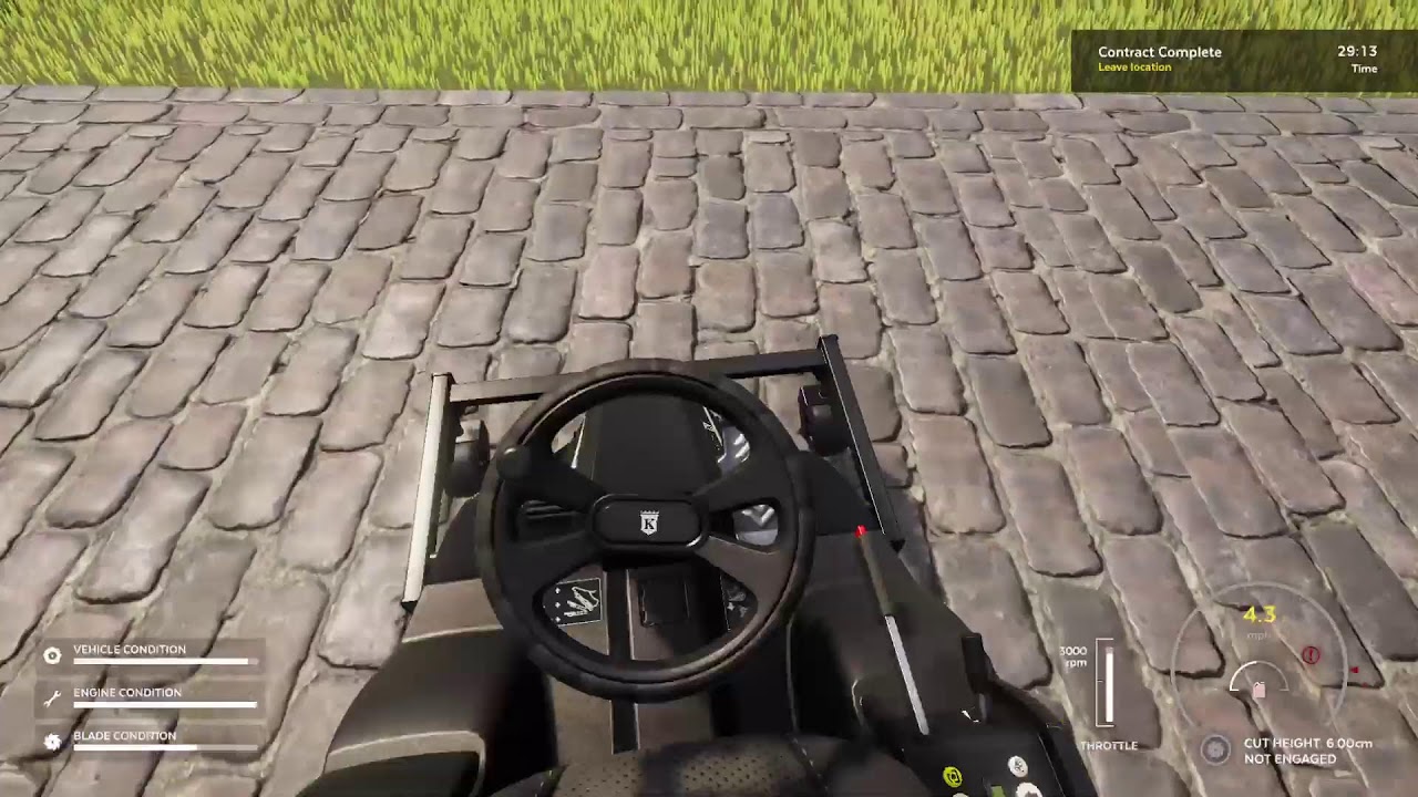 Lawn mowing Simulator