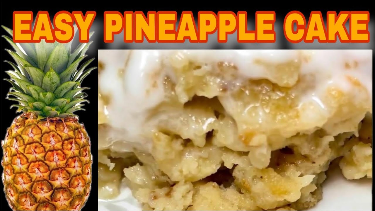 Pineapple Cake Mix Recipe | How to Make Pineapple Cake